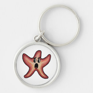 geschokte zeester sleutelhanger