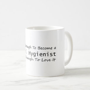 Geschoold genoeg om een mondhygiëniste te worden koffiemok