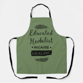 Geschoolde kruidenkenner schort (Voorkant)