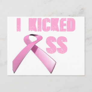 geschopt Butt Breast Cancer Survivor Briefkaart