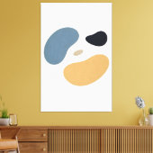 Geschorsteld tussen stilte canvas afdruk (Insitu (Woonkamer))
