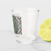 Geschoten glas met Italiaanse kleuren (Rechts)