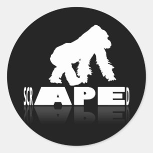 Geschraapt - APE Sticker