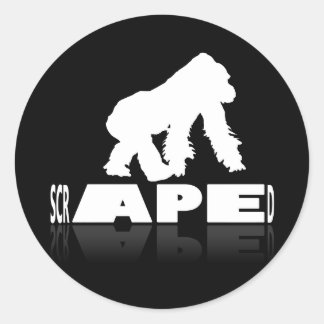 Geschraapt - APE Sticker