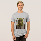 Geschreeuw Tri-Blend Shirt (Voorkant volledig)