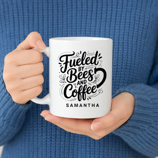 Geschreven bij Bees & Coffee Gift for Bee Keeper Koffiemok