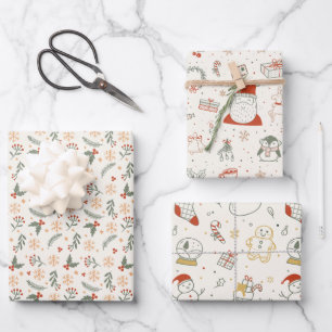 Geschreven Boho Holiday Wrapping Paper