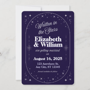 Geschreven in de sterren - Celestial Whimsical Save The Date