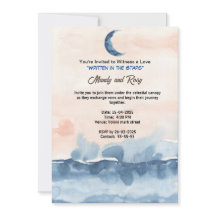 Geschreven in de sterren middernacht blauwe marine