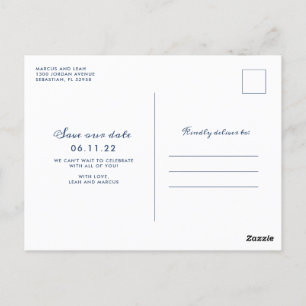 Geschreven in de Sterren Sterrenhemel Save the Dat Briefkaart