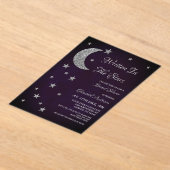 Geschreven in het Stars Vrijgezellenfeest Acryl Uitnodigingen (Laagn)