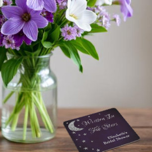 Geschreven in het Stars Vrijgezellenfeest Vierkante Kartonnen Onderzetter