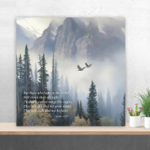 Geschrift Jesaja 40 Soar Like Eagles Wall Art