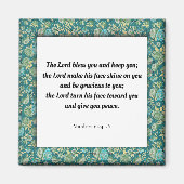 Geschrift vers nummers 6:24-26 magneet (Voorkant)