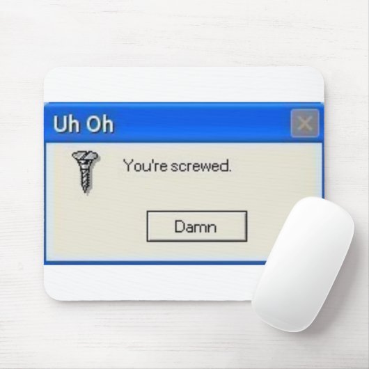 geschrokken muismat (Met muis)