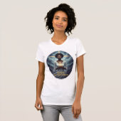 Geschud, niet geroerd t-shirt (Voorkant volledig)
