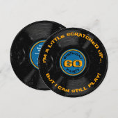 Gescratcheerd record 60e verjaardag kaart (Voorkant / Achterkant)