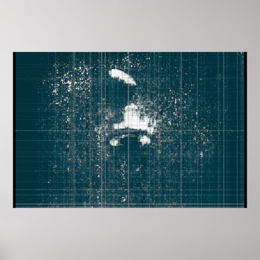 Gescrateerd ontwerp poster (Voorkant)