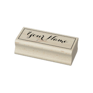 Gescriptte handtekening Cute naam Rubberstempel