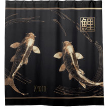 Gesculptuurde koperen metalen Koi Swirl vloerkleed