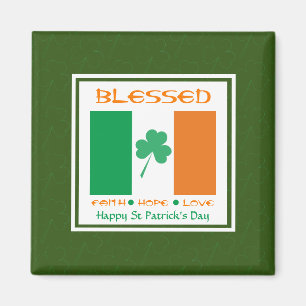 GESEGEND Gelukkige St. Patrick's Dag Magneet