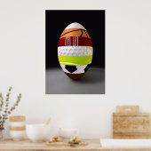 Gesegmenteerde sportwedstrijd poster (Keuken)