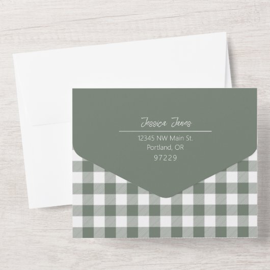 Geselecteerde Baby Brunch-uitnodiging - Scheur uit All In One Uitnodiging (Achterkant)