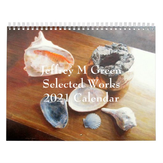 Geselecteerde werken, Jeffrey M Green artiest Kalender (Hoes)