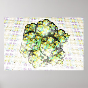 Gesellerd Dodecahedron Fractal Poster
