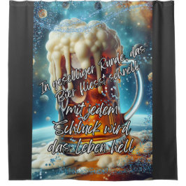 Geselliges Bier Douchegordijn