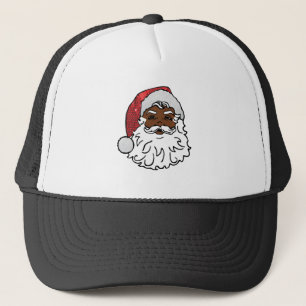 gesequeneerde zwarte santa claus trucker pet