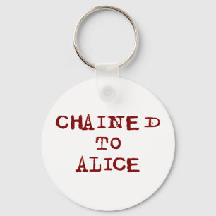 Gesetst aan Alice Sleutelhanger