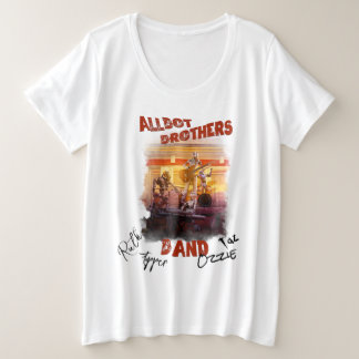 Gesigneerd Allbot Brothers Band T-shirt