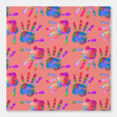 Gesigneerd door de kunstenaar Blush Behang (Voorkant)