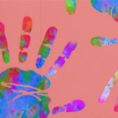 Gesigneerd door de kunstenaar Blush Behang (Zoom)