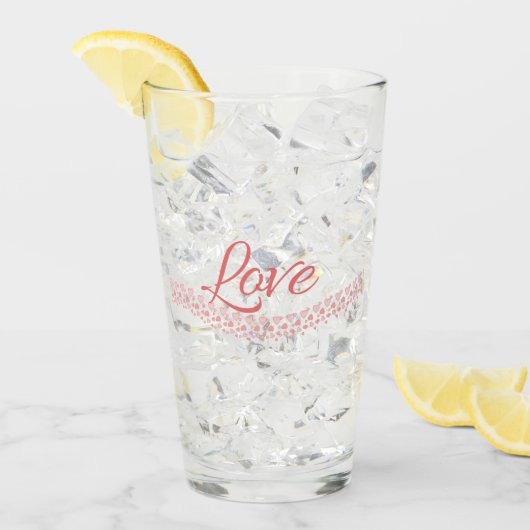 Gesigneerd met liefde glas (Voorkant ijs)