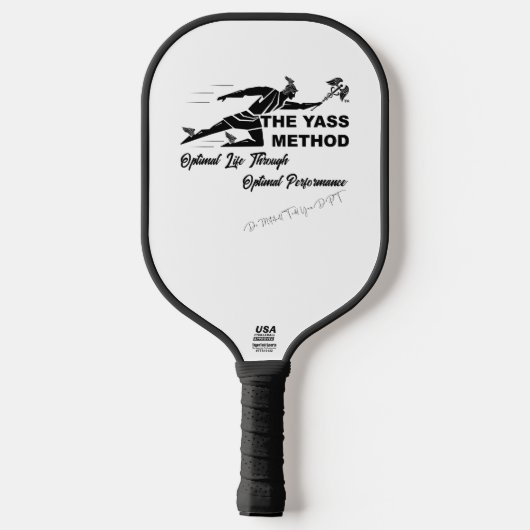 Gesigneerd Pickleball Racket (Achterkant)