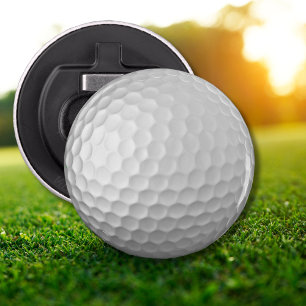 Gesigneerde golfbalcadeaus button flesopener