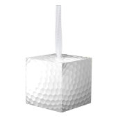 Gesigneerde golfbalcadeaus kubus ornament (Achter hoekig)