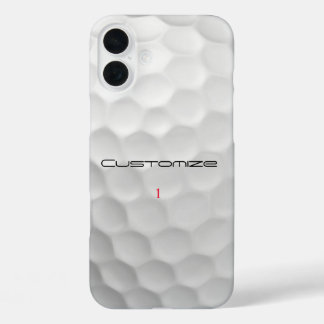 Gesigneerde Serie 1 Gepersonaliseerde Golfbal Cade iPhone 16 Plus Hoesje