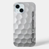 Gesigneerde Serie Gepersonaliseerde Golfbal Cadeau Case-Mate iPhone Case (Achterkant)