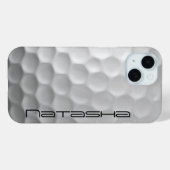 Gesigneerde Serie Gepersonaliseerde Golfbal Cadeau Case-Mate iPhone Case (Achterkant (horizontaal))