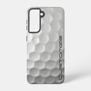 Gesigneerde Serie Gepersonaliseerde Golfbal Cadeau Samsung Galaxy Hoesje