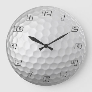 Gesigneerde Serie Golfbal Geschenken Grote Klok