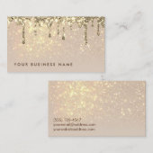 gesimuleerd glitterVisitekaartje Visitekaartje (Voorkant / Achterkant)