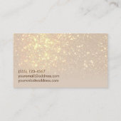 gesimuleerd glitterVisitekaartje Visitekaartje (Achterkant)