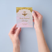 gesimuleerde glitter koningin bij flyer (Hand)