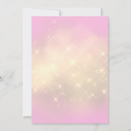 gesimuleerde glitter vlinder dank u kaart (Achterkant)