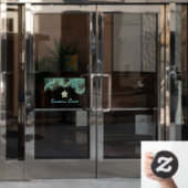 gesimuleerde glitter zee turtle window cling raamsticker (Kantoordeur)