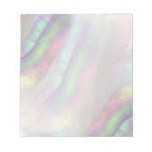 gesimuleerde iriserende schaal notitieblok (Voorkant)